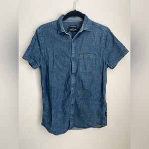 Kenneth Cole Casual Blue Button Down Shirt S